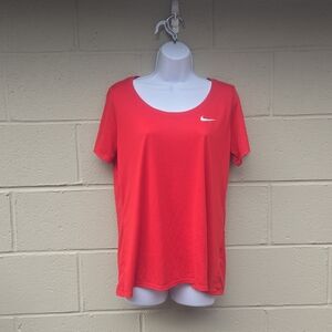 Nike Women's Bright Red Short Sleeve Tee